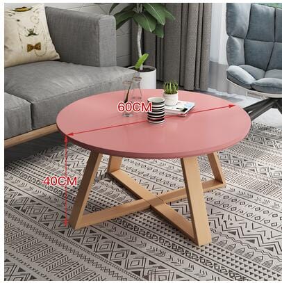 Round pink clearance coffee table